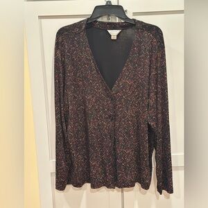 CJ Banks 2X Multicolor Cardigan - 15% off bundles of 2 or more !!!!